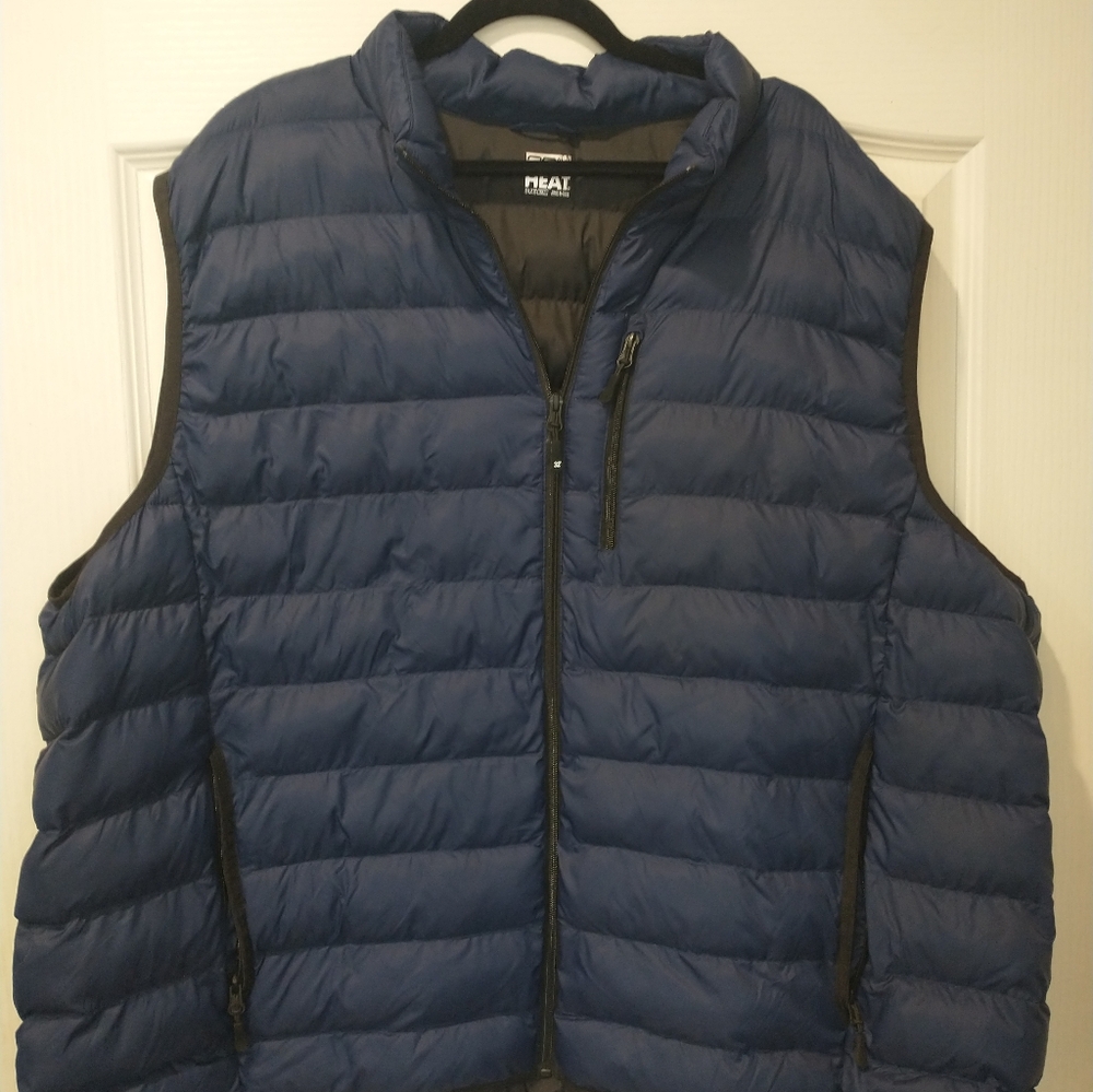 Men's Blue Puffer Vest